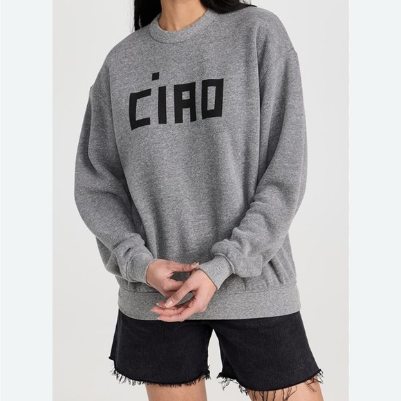 Clare V Sweaters - Clare V Heather Gray Crew Neck Sweater